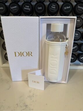 Dior White Water Bottle NWT in box